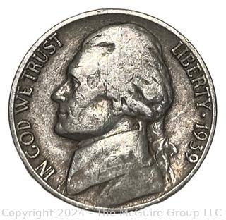 1939-D Jefferson Nickel 