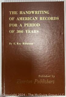 Six (6) Books on Historical New England including 300 Years of Handwriting Styles