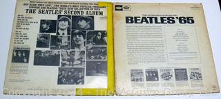 Vinyl Records: Beatles Second Album and Beatles IV 