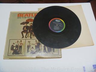 Vinyl Records: Beatles Second Album and Beatles IV 