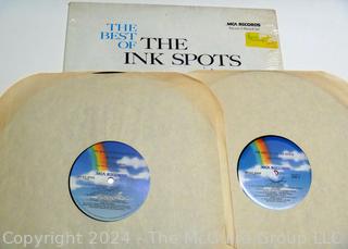 Vinyl Records: Three Compilation Albums by 'The Ink Spots" NM