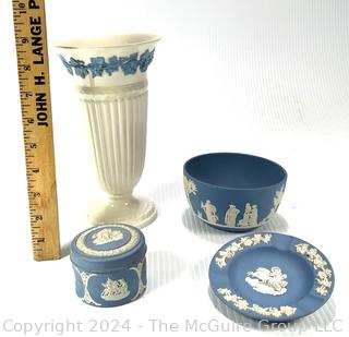 Four (4) Porcelain Wedgwood Decorative Pieces