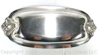 Royal Danish International Sterling Silver Bread Tray.  472 grams