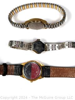 Three (3) Ladies Wrist Watches Including Timex, Seiko and Univ. of Maryland Commemorative 