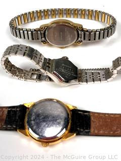 Three (3) Ladies Wrist Watches Including Timex, Seiko and Univ. of Maryland Commemorative 