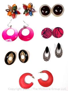 Seven (7) Statement Earrings