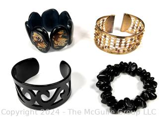 Four (4) Costume Jewelry Bracelets