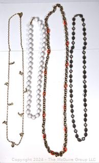 Four (4) Beaded Necklaces