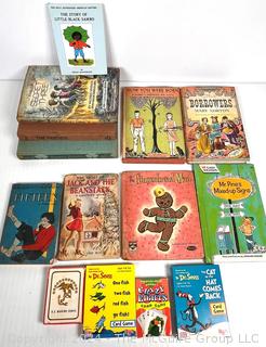 Children's Books Including Jack & the Beanstalk, Little Black Sambo, Famous French Fairy Tales