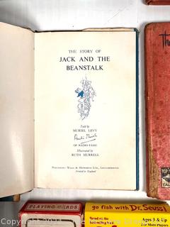 Children's Books Including Jack & the Beanstalk, Little Black Sambo, Famous French Fairy Tales