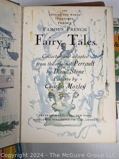 Children's Books Including Jack & the Beanstalk, Little Black Sambo, Famous French Fairy Tales