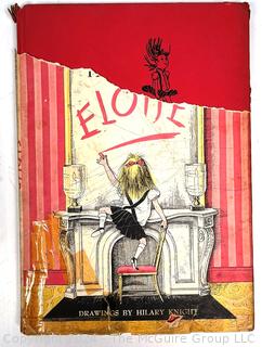 Eloise by Kay Thompson Illustrated by Hilary Knight 1955 9th Printing.  Damage to Dust Jacket. 