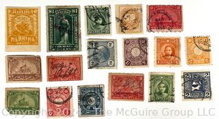 Assorted American & World Postage Stamps. Philately (See all closeup photos in the photo gallery)