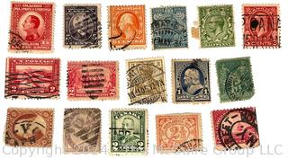 Assorted American & World Postage Stamps. Philately (See all closeup photos in the photo gallery)