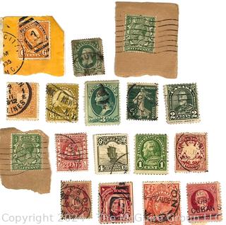 Assorted American & World Postage Stamps. Philately (See all closeup photos in the photo gallery)