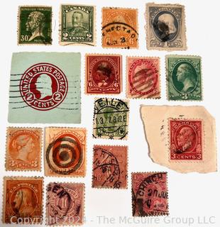 Assorted American & World Postage Stamps. Philately (See all closeup photos in the photo gallery)