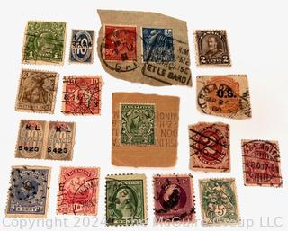 Assorted American & World Postage Stamps. Philately (See all closeup photos in the photo gallery)