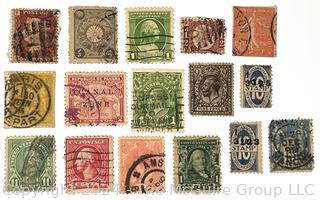 Assorted American & World Postage Stamps. Philately (See all closeup photos in the photo gallery)