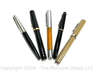 Four (4) Fountain Pens Including Pelikan, Aurora & Sheaffer