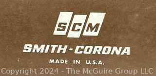 Smith Corona Galaxie Twelve XII 12 Typewriter Brown