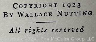 Massachusetts Beautiful by Wallace Nutting 1923. First Edition Book