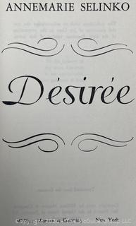 Five (5) Books Including Desiree by Annemarie Selinko, The Cash Boy by Horatio Alger, The Winter Of Our Discontent by John Steinbeck, Boston: Cradle Of Liberty by John Jennings 1st Edition 1st Printing & Solid Geometry by C.A. Hart 1912 