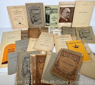 Large Collection of Opera Librettos 