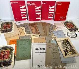 Collection of Opera Librettos 