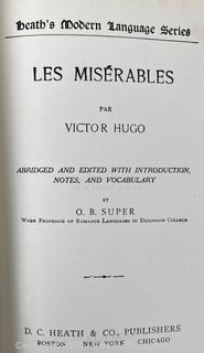 Two (2) Books Including 1903 Les Miserables by Victor Hugo in French and Little Women by Louisa May Alcott 