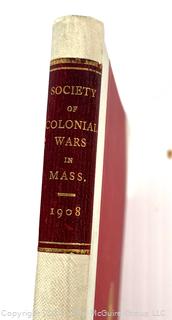 Three (3) Books Including Eminent Americans Namesakes of The Polaris,  Society of Colonial War No 9 & White Servitude In The Colony Of Virginia