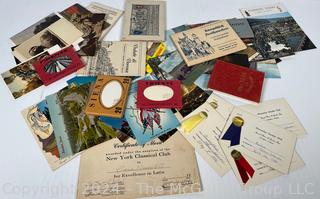 Vintage US and International Post Cards and Ephemera