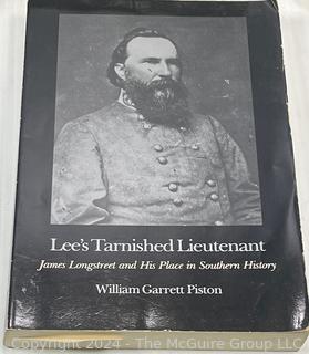 Three (3)  Volume Set of Lee's Lieutenants by Douglas Southall Freeman and Lee's Tarnished Lieutenant By William Garrett Piston 1987 