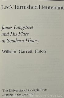 Three (3)  Volume Set of Lee's Lieutenants by Douglas Southall Freeman and Lee's Tarnished Lieutenant By William Garrett Piston 1987 