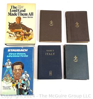 Six (6) Books Including First Editions and Autographed Copies.  