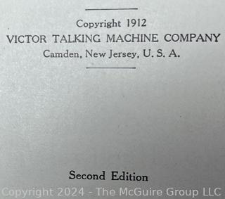 Two (2) RCA Victor Opera Records Catalogue Books 1912 & 1936 with Two (2) 78 Record Albums. John McCormack and Beniamino Gigli