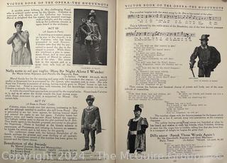 Two (2) RCA Victor Opera Records Catalogue Books 1912 & 1936 with Two (2) 78 Record Albums. John McCormack and Beniamino Gigli