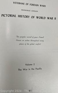 Four (4) Volume Set of Veterans of Foreign Wars and (1) National Geographic Index 1899-1936 Book.