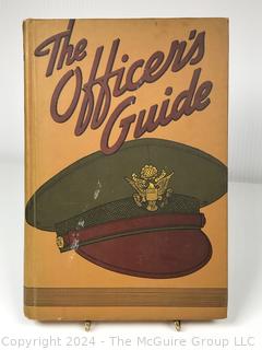 Three (3) Books Including The Officer's Guide, George Washington Volume One - Young Washington & The Fall of Benito Mussolini - His Own Story. 