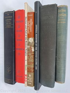 Seven (7) American History Books