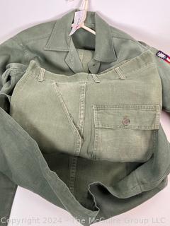 Vietnam Era Army Fatigue Shirt with MAAG Formosa (Taiwan) Shoulder Patch