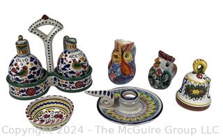 Italian and Greek Hand Painted Pottery 