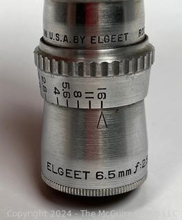 Elgeet 6.5mm f/2.5 Wide Angle D Mount 8mm Cine Camera Lens