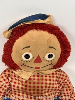 Raggedy Andy Cloth Doll by Knickerbocker.  24"