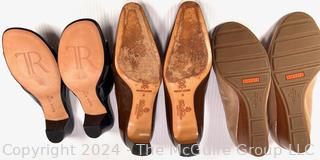 Three (3) Pairs of Ladies Shoes Size 5 1/2 - 6