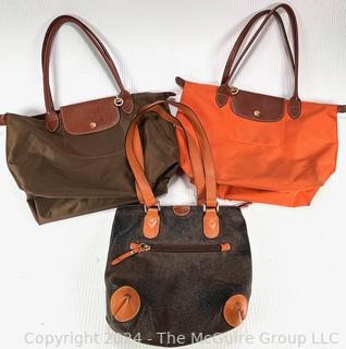 Two (2) Longchamp and (1) Bric's Tote Bags