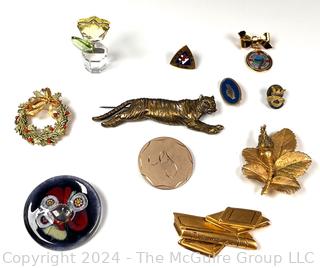 Group of Costume Jewelry Pins