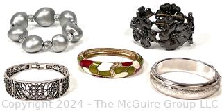 Five (5) Bangle Bracelets