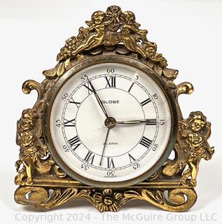 Rococo Design Globe Clock Made in Germany  