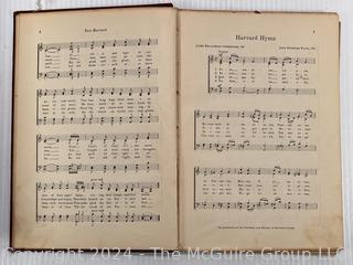 Four (4) Books Including The March of Folly by Barbara W. Tuchman 1st Edition 1984, The Story Of Mankind by Van Loon 1926, Molto Agitato by Johanna Fiedler,The Mayhem Behind the Music at the Metropolitan Opera and Harvard Song Book 1923