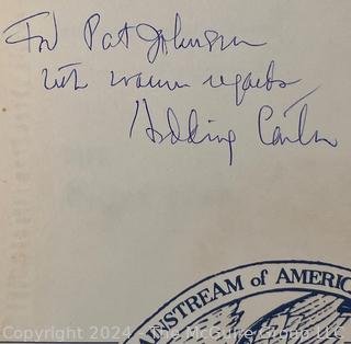 Four (4) Signed Books Including Old Louisiana by Lyle Saxon, The Flounder by Gunter Grass, The Angry Scar - The Story Of Reconstruction by Hodding Carter and Lee's Tigers - Louisiana Infantry in Northern Virginia by Terry Jones